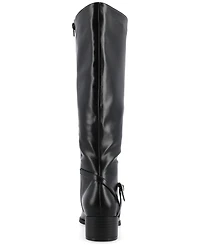 Journee Collection Women's Rhianah Block Heel Knee High Riding Boots