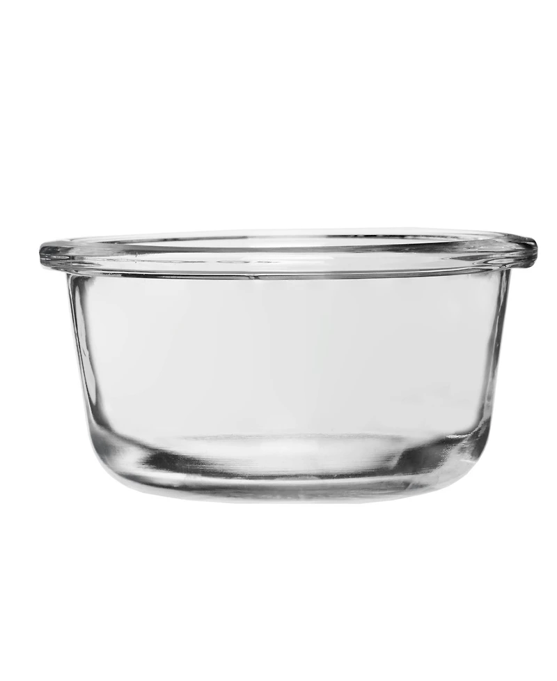 Anchor Hocking Glass 1 Cup Round Food Storage with Truelock Locking Lid Value Pack, 4-Piece Set