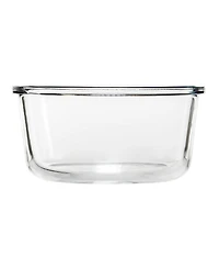 Anchor Hocking Glass 4 Cup Round Food Storage with Truelock Locking Lid, 2 Piece Set