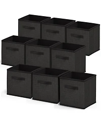 Nestl Foldable Fabric Cube Storage Bins with Handles