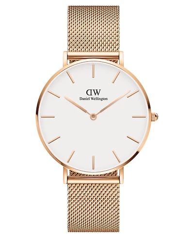 Daniel Wellington Women's Petite Melrose Rose Gold-Tone Stainless Steel Watch 36mm