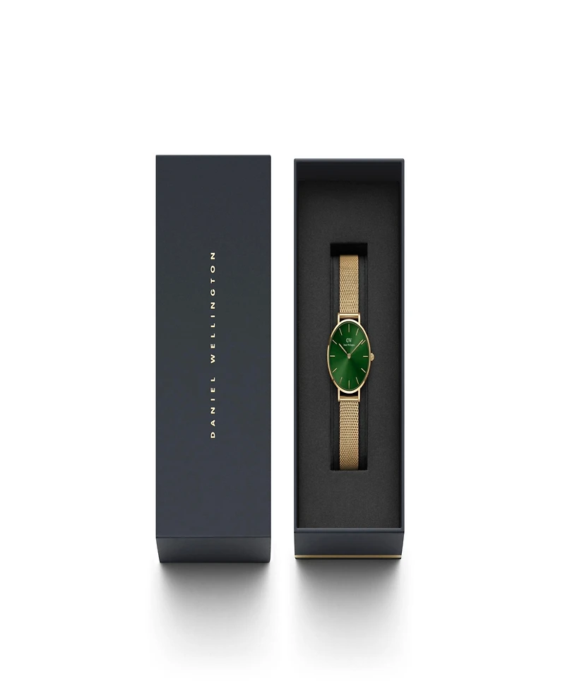 Daniel Wellington Women's Petite Emerald 23K Gold Pvd Plated Stainless Steel Watch 28mm