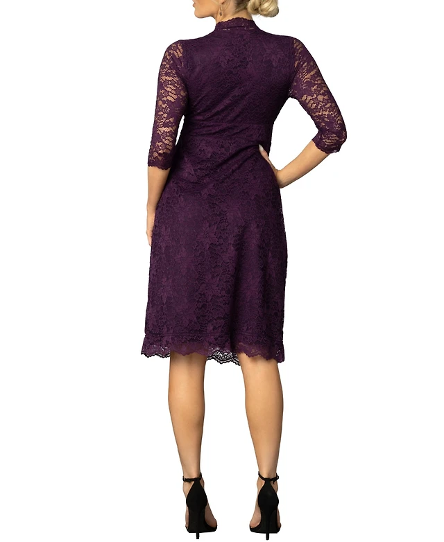 lattice lace dress Ivory Embroidered Lattice Lace main image 1