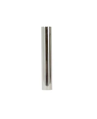 Nearly Natural 12" Cylinder Chrome Vase