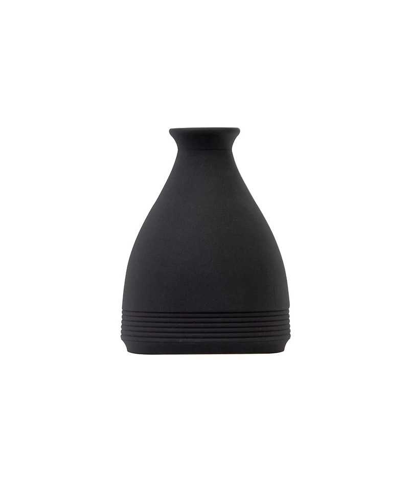 Nearly Natural 10" Cone Stone Vase Matte