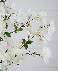 Nearly Natural 72" Artificial Cherry Blossom Tree with Decorative Planter