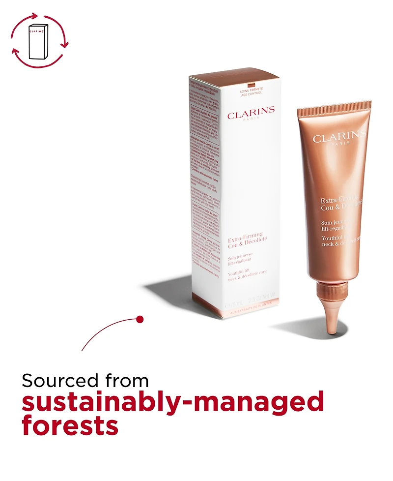 Clarins Extra-Firming + Smoothing Neck & Decollete Moisturizer, 2.5 oz.