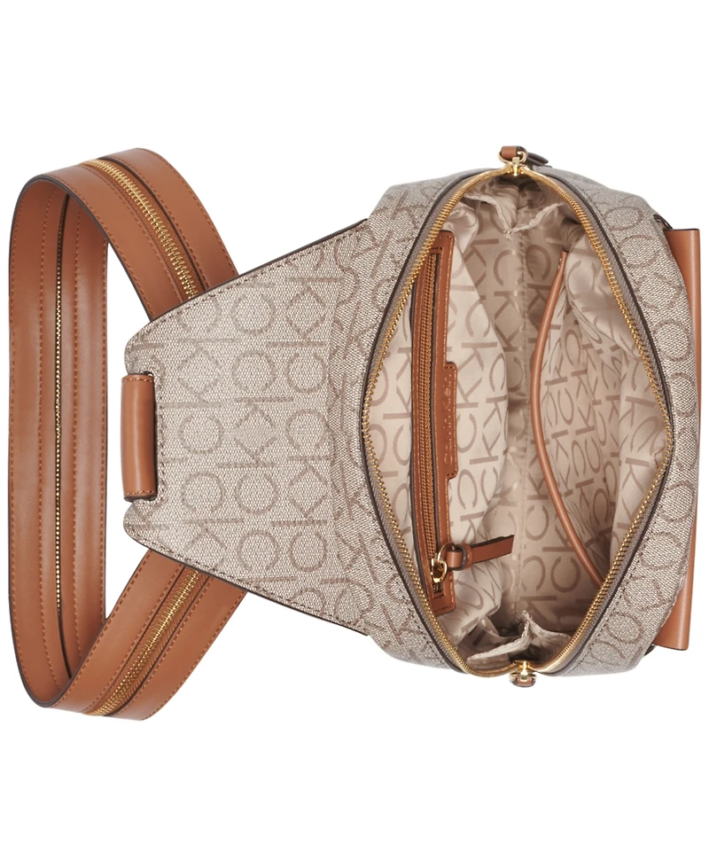 Calvin Klein Millie Signature Convertible Sling Backpack