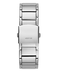 Guess Men's Multi-Function Silver-Tone Stainless Steel Watch 48mm