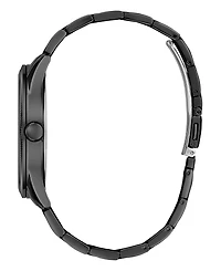 Guess Men's Analog Black Stainless Steel Watch 44mm