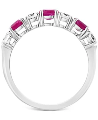 Effy Blue & White Sapphire (1-1/10 ct. t.w.) Band 14k Gold. (Also available Emerald and Ruby)