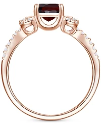 Citrine (1 ct. t.w.) & Lab-Grown White Sapphire (1/4 ct. t.w.) Ring in 14k Gold-Plated Sterling Silver (Also in Additional Gemstones)