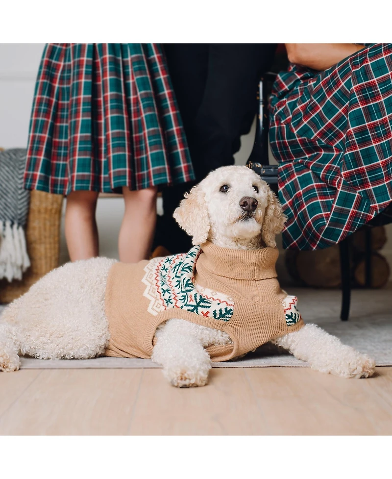 Hope & Henry Fair Isle Dog Sweater