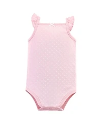 Hudson Baby Girls Soft Cotton Sleeveless Onesies