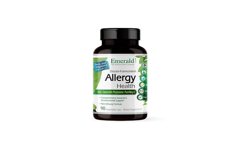 Emerald Labs Allergy Health with Vitamin C, Quercetin, and Bromelain - Natural Allergy Pills and Antihistamine Support