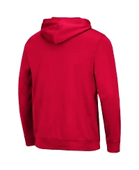 Colosseum Men's Wisconsin Badgers Lantern Pullover Hoodie