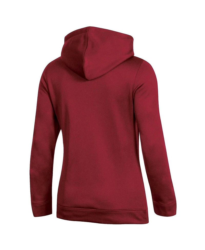Women's Champion Crimson Oklahoma Sooners Team Pullover Hoodie