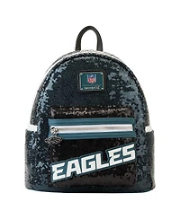 Men' and Women's Loungefly Philadelphia Eagles Sequin Mini Backpack
