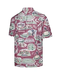 Men's Reyn Spooner Garnet Florida State Seminoles Scenic Button-Down Shirt