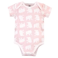 Hudson Baby Baby Girls Hudson Essential Three-Piece Set of Cotton Bodysuits