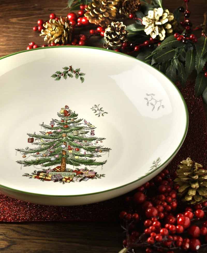 Spode Christmas Tree Pasta Bowl
