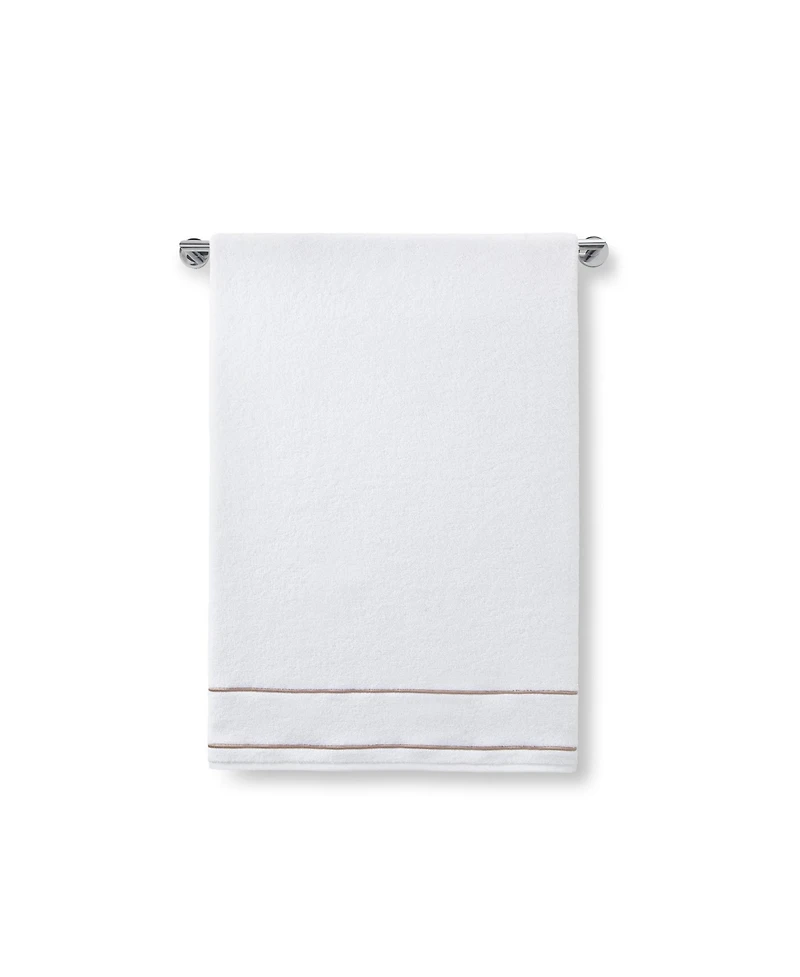 Cassadecor Bowery Stripe Cotton Wash Towel, 13" x 13"