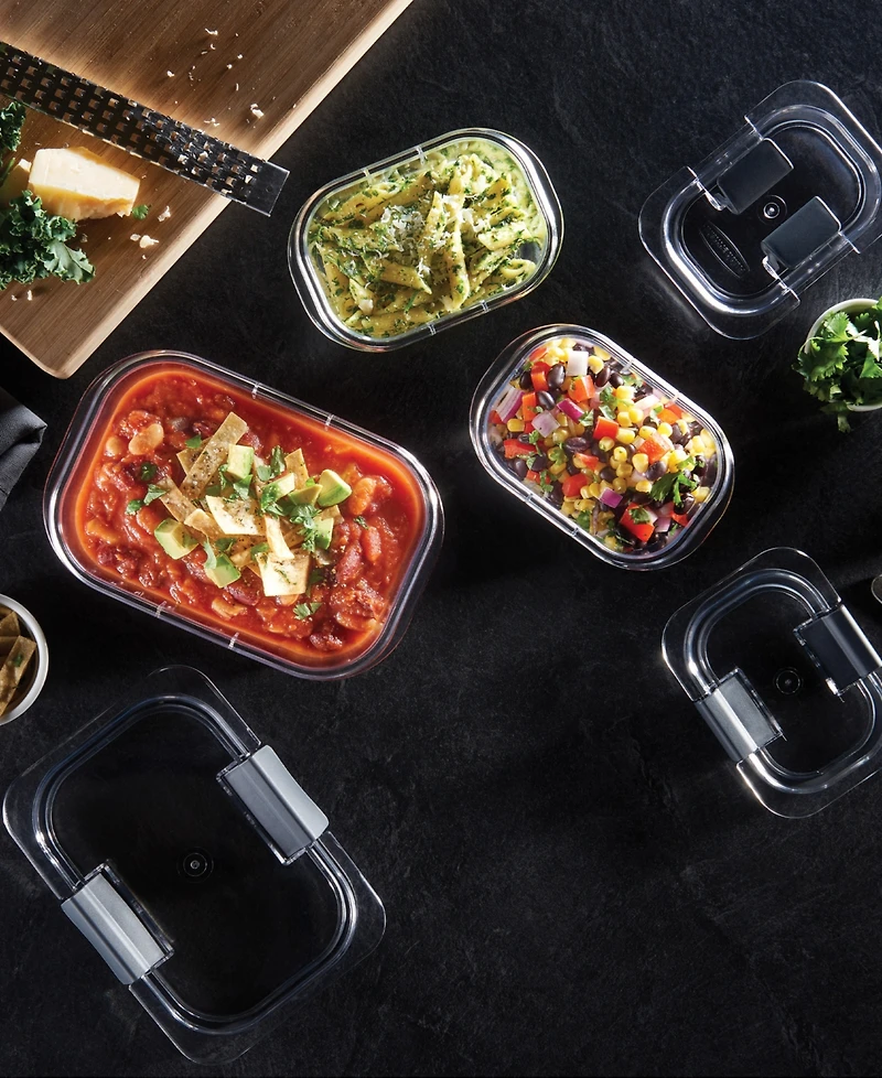 Rubbermaid 2 Piece Brilliance 3.2 Cup Food Storage Container Set