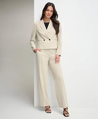 Dkny Women's Peak-Lapel Button Blazer