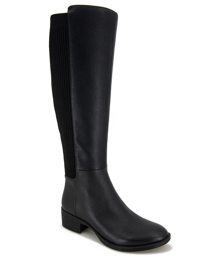 Kenneth Cole New York Women's Levon Wide Shaft Tall Knee High Boots - Extended Widths