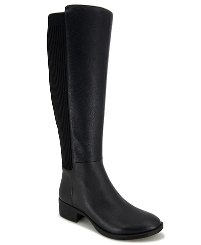 Kenneth Cole New York Women's Levon Wide Shaft Tall Knee High Boots - Extended Widths