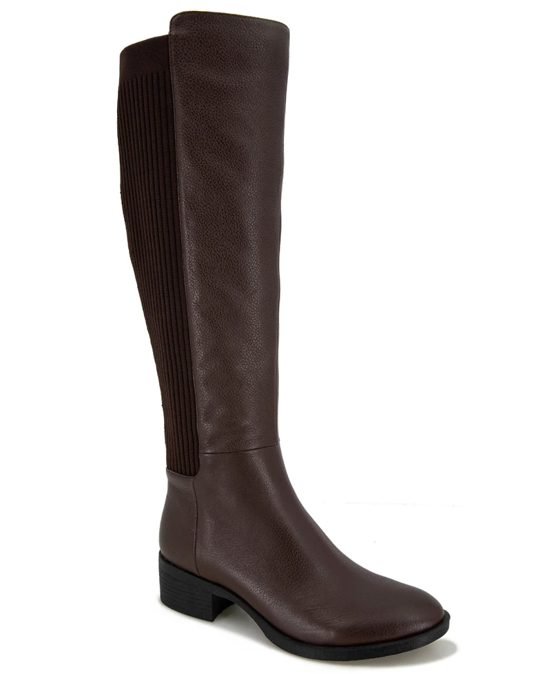 Kenneth Cole New York Women's Levon Wide Shaft Tall Knee High Boots - Extended Widths