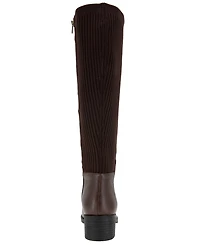 Kenneth Cole New York Women's Levon Wide Shaft Tall Knee High Boots - Extended Widths