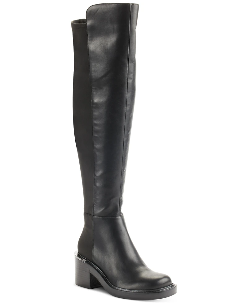 Dkny Women's Dina Over-the- Knee Zip Dress Boots
