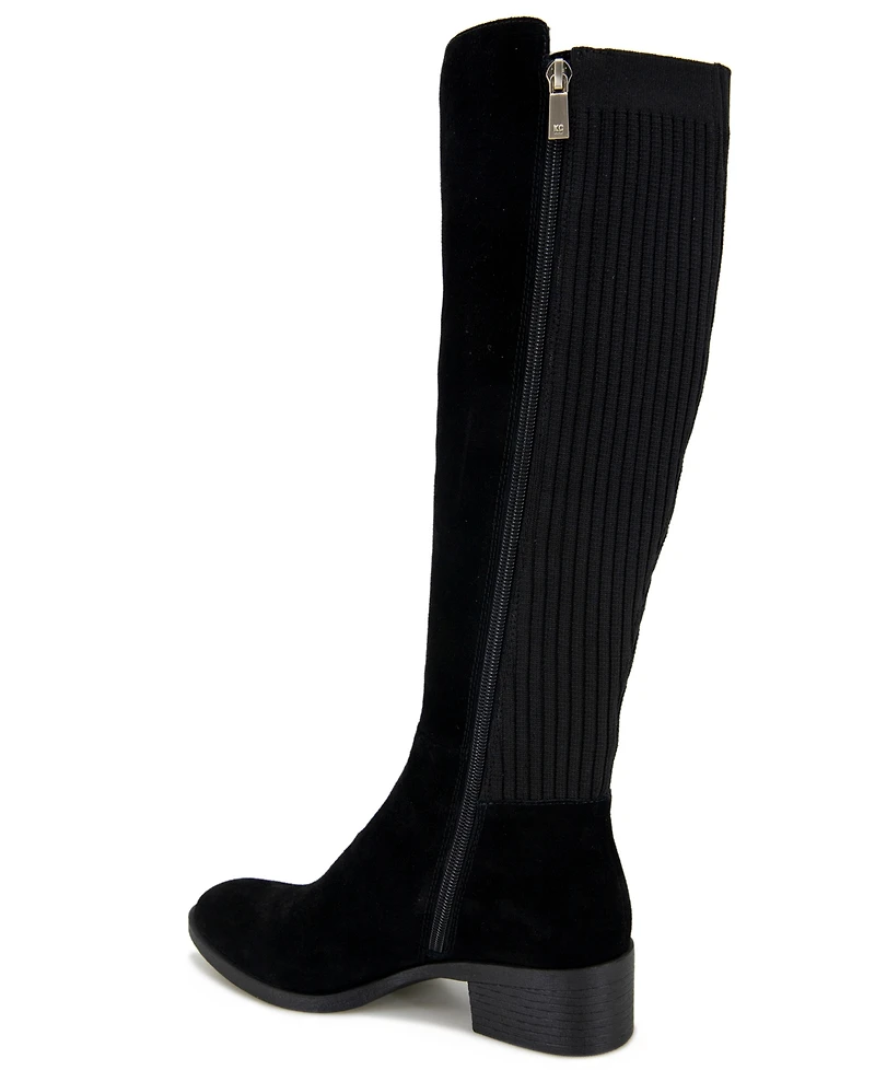 Kenneth Cole New York Women's Levon Tall Shaft Knee High Riding Boots