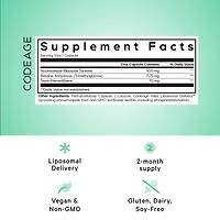 Codeage Liposomal Nicotinamide Riboside+ Supplement - 500 mg Nicotinamide Riboside - Betaine Anhydrous, Trans-Pterostilbene