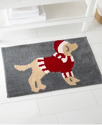 Avanti Christmas Dog Bath Rug, 20" x 32"