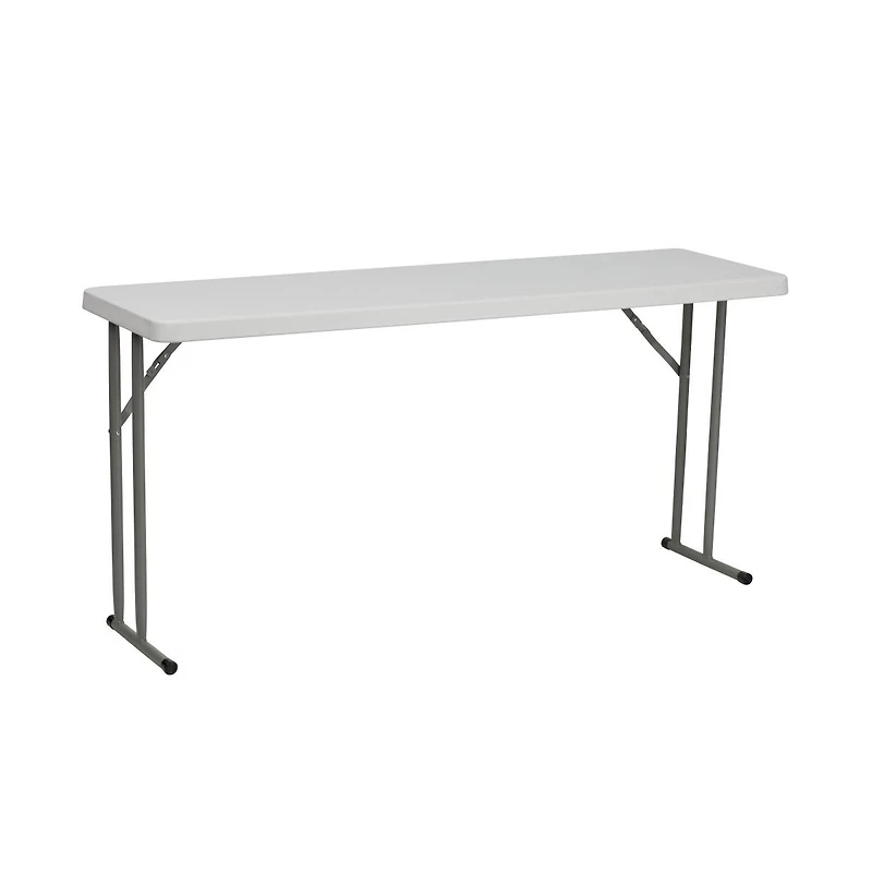 5-Foot Plastic Folding Training Table