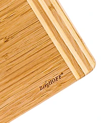 BergHOFF Bamboo 3 Piece Striped Board and Aaron Probyn Cheese Knives Set