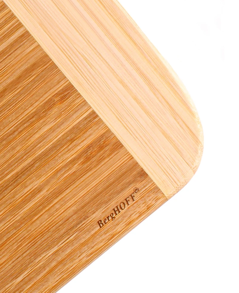 BergHOFF Bamboo 2 Piece Two-Toned Board and Aaron Probyn Cheese Knife Set