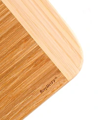 BergHOFF Bamboo 2 Piece Two-Toned Board and Aaron Probyn Cheese Knife Set