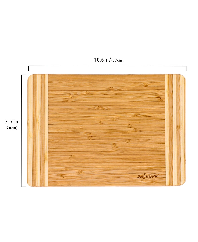 BergHOFF Bamboo 3 Piece Striped Board and Aaron Probyn Cheese Knives Set