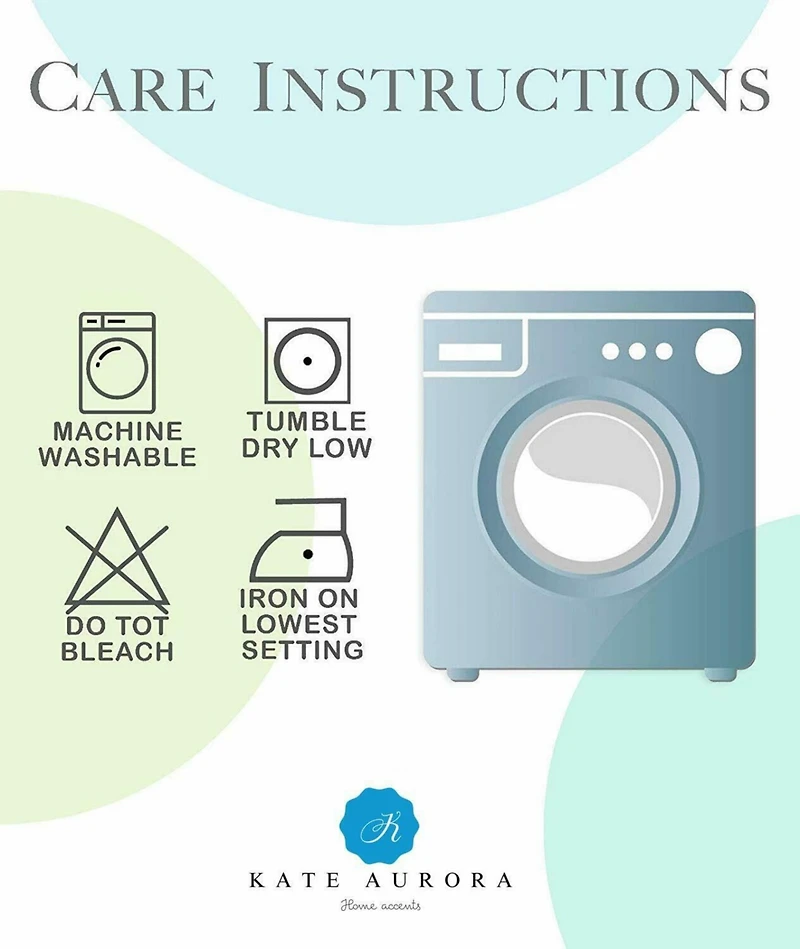 Kate Aurora 2 Pack Basic Home Rod Pocket Sheer Voile Window Curtains