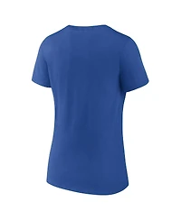 Women's Fanatics Royal Indianapolis Colts Shine Time V-Neck T-shirt