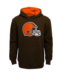 Big Boys Brown Cleveland Browns Prime Pullover Hoodie