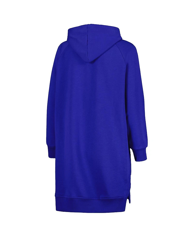 Women's Gameday Couture Royal Kentucky Wildcats Take a Knee Raglan Hooded Sweatshirt Dress