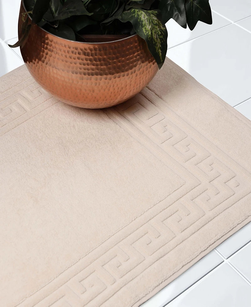 Superior Cotton Greek Key Infinity Border 2-Pc. Bath Rug Set
