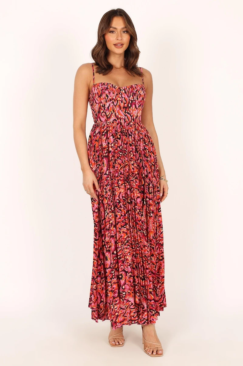 Petal and Pup Women's Achanti Pleated Maxi Dress
