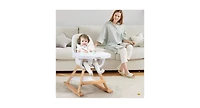 3-in-1 Convertible Wooden Baby High Chair