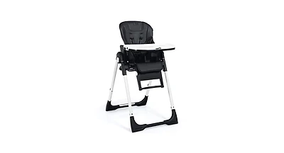 Slickblue Girls 4-in-1 High Chair Booster Seat with Adjustable Height and Recline