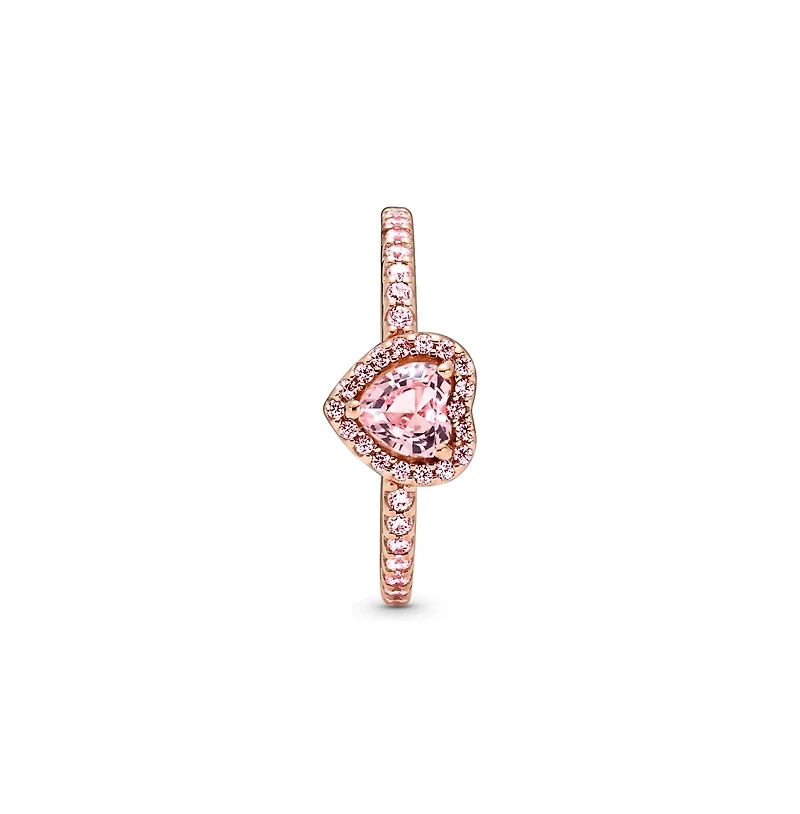 Pandora Cubic Zirconia Timeless Sparkling Elevated Heart Ring
